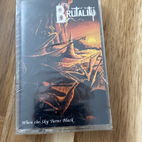 Brutality – When The Sky Turns Black Cassette (collectible) 1994 NuclearBlast - Picture 4 of 4